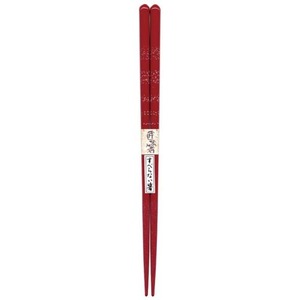 日本製 Japan 若狭 田中箸店 星の恋 朱  23.0ｃｍ 063799