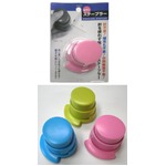 針なし ステープラー ピンク・黄緑・ブルー 【12個セット】 FR-002