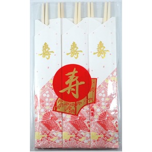祝箸 舞扇 5膳 【200個セット】 MS-269 祝箸 舞扇 5膳 【200個セット】 MS-269
