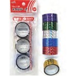 メタルテープ3P(付替え用)【12個セット】色アソート  404-11