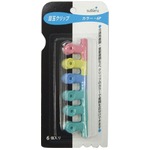 目玉クリップ カラー6P【12個セット】 410-10