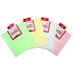 カットクロス 水玉 色アソート【10個セット】 WES-95