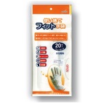 使い捨てフィット手袋フリーサイズ20枚入【12個セット】 227-19