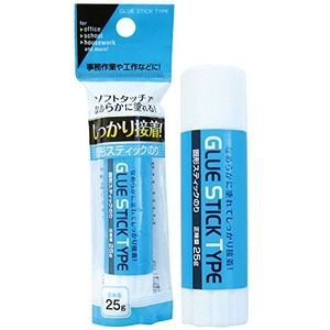 しっかり接着!固形スティックのり25g 32-715 【12個セット】