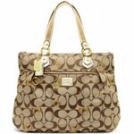 【COACH　OUTLET】コーチ　ポピー シグネチャー グラム トート / トートバッグ　F18711 BKHGD