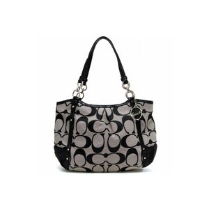 【COACH　OUTLET】コーチ　アレックスチェーンシグネチャー トート/トートバッグ 　F20807 SBWBK