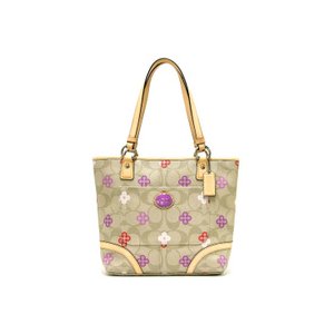 【COACH　OUTLET】コーチ　アシュリー　レース　レザー　サッチェル/ 2Way ハンドバッグ　F22221 SV/TZ