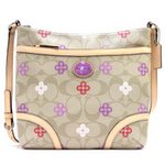 【COACH　OUTLET】コーチ　ペイトン シグネチャー クローバー ファイル バッグ / ショルダーバッグ F22222 SV/TZ