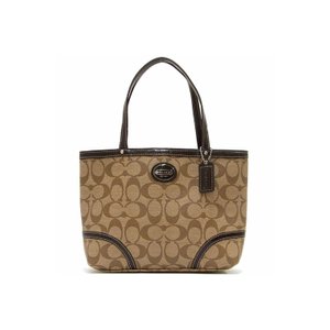 【COACH　OUTLET】コーチ　ペイトン シグネチャー トップハンドル　/ミニ トートバッグ　F47367 SKHMA
