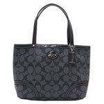 【COACH　OUTLET】コーチ　ペイトン シグネチャー トップハンドル　/ミニ トートバッグ　F47367 SLCBK
