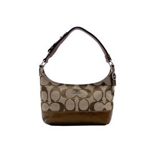 【COACH　OUTLET】　コーチ シグネチャー 　ピースド 　イースト ウエスト 　ダッフル ショルダーバッグ 　F17491 SVAIG 　