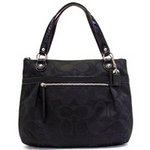 【COACH　OUTLET】コーチ ポピー シグネチャー サテン グラム トート / トートバッグ F18988 SBKBK