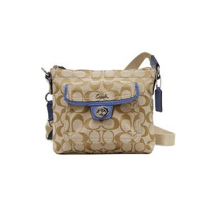 【COACH　OUTLET】コーチ　シグネチャー ポケット スウィング パック /斜め掛け ショルダーバッグ　F45026 SVB47
