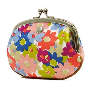 【COACH　OUTLET】コーチ ペイトン フローラル フレーム ドコインケース / がま口　F60270 SV/MC