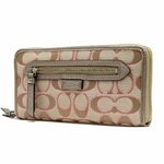 【COACH　OUTLET】コーチ　デイジー シグネチャー ジップ アラウンド / 長財布　F49469 SIGGD