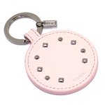 【COACH　OUTLET】コーチ レザー ミラー キー フォブ チェインリング キーホルダー F61182 SV/S1