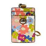【COACH　OUTLET】コーチ ペイトン フローラル ランヤード IDケース F69802 SV/MC