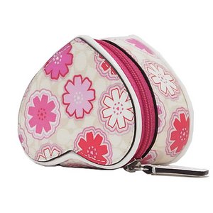 【COACH　OUTLET】コーチ　フローラル ハート ジュエリー ポーチ ケース F67782 SVWTM