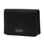 【COACH　OUTLET】コーチ　サフィアーノ レザー ビジネス ID 定期入れ カードケース F68074 SV/BK