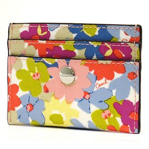 【COACH　OUTLET】コーチ　ペイトン　フローラル/ カードケース F60260 SV/MC