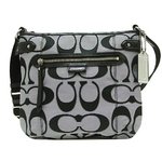 【COACH　OUTLET】コーチ　デイジー アウトライン メタリック シグネチャー ファイルバッグ / 斜め掛け ショルダーバッグ　F23913 SV/Z3
