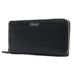 【COACH　OUTLET】コーチ　パーカー レザー アコーディオン ジップ アラウンド / 長財布　F49151 SV/BK