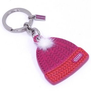 【COACH　OUTLET】コーチ ニット帽 キーリング / キーホルダー F67383 SV/MC