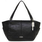 【COACH　OUTLET】コーチ　パーク　レザー キャリーオール / トートバッグ　F23284 SV/BK