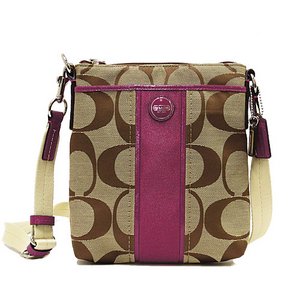 【COACH　OUTLET】コーチ　シグネチャー スイングバッグ　/　斜め掛けショルダーバッグ　F51812　SKHBY