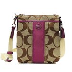 【COACH　OUTLET】コーチ　シグネチャー スイングバッグ　/　斜め掛けショルダーバッグ　F51812　SKHBY