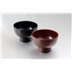 KZ2647 乾漆ペア4.5お好み椀(黒・銀朱) 【Kaze-ya style・北市漆器店 】