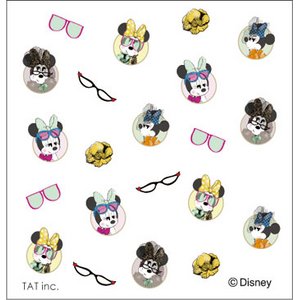 【Ｔ−ＧＥＬ　ＣＯＬＬＥＣＴＩＯＮ】プティット　ネイルシール　シリーズ　くまのプーさん　バタフライ ５枚セット