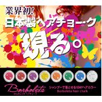 Borboleta（ボルボレッタ）ヘアチョーク　全色　PINK、RED BROWN、ORANGE、YELLOW、PURPLE、GREEN、WHITE、BLUE 8色セット