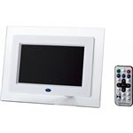 7インチワイド型デジタルフォト IPT-DF70W ワイドフォトフレーム ホワイト 13-0771-075
