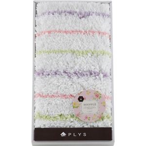 スフレバスマットラウンドWH PLYS スフレ バスマットスクエアWH ホワイト 13-0120-049