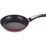 D＆Sセラミックフライパン24cm DSFF24BKRE ブラック×レッド 13-0257-045