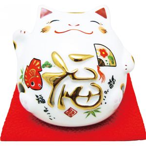 丸猫貯金箱 福 018-0212B丸猫貯金箱 福 福 13-0446-026