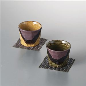 手心の器 釉庵ペアロックカップ YA‐0001A釉庵ペアロックカップ 13-0185-010