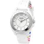【COACH】 コーチ Boyfriend Rubber Strap （ボーイフレンド ラバーストラップ） ホワイト文字盤 ホワイトラバー革ベルト レディース 腕時計 クォーツ 14501352
