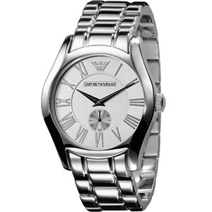 EMPORIO ARMANI （エンポリオ アルマーニ） AR0647 ステンレス シルバー文字盤 メンズ 腕時計 クォーツ