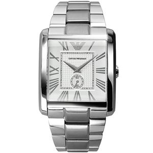 EMPORIO ARMANI （エンポリオ アルマーニ） AR1643 ステンレス シルバー文字盤 メンズ 腕時計 クォーツ