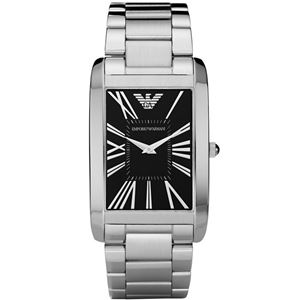 EMPORIO ARMANI （エンポリオ アルマーニ） AR2053 ステンレス ブラック文字盤 メンズ 腕時計 クォーツ