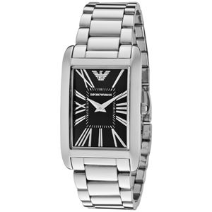 EMPORIO ARMANI （エンポリオ アルマーニ） AR2054 ステンレス ブラック文字盤 レディース 腕時計 クォーツ