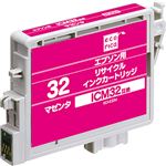 エコリカ ICM32互換エプソン用リサイクルインクカートリッジ ECI-E32M <マゼンタ>
