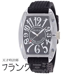 フランク三浦 FRANK MIURA 四号機（改） スペシャルギョーシェダイヤル ブラック文字盤 クオーツ メンズ 腕時計 FM04NK-BK