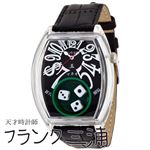 フランク三浦 FRANK MIURA 五号機（改） マカオデスティニー ブラック文字盤 クオーツ メンズ 腕時計 FM05DK-BK