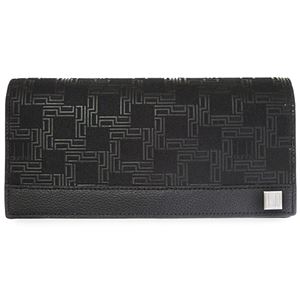 【本物／新品】ダンヒル D-8（ディーエイト） BLACK 長財布 ファスナー小銭入れ付き財布 L2LH10A ブラック （プレゼント・ギフト）