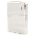 ジッポライター（ZIPPO） #15-BKDIA スターリングシルバー（純銀製） 銀無垢 天然石 ブラックダイヤ no15bkdia-s