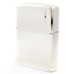 ジッポライター（ZIPPO） #15-RB スターリングシルバー（純銀製） 銀無垢 天然石 ルビー no15rb-s