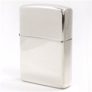 ジッポライター（ZIPPO） #15 スターリングシルバー（純銀製） 銀無垢 スタンダードモデル ツヤ有りタイプ no15-s